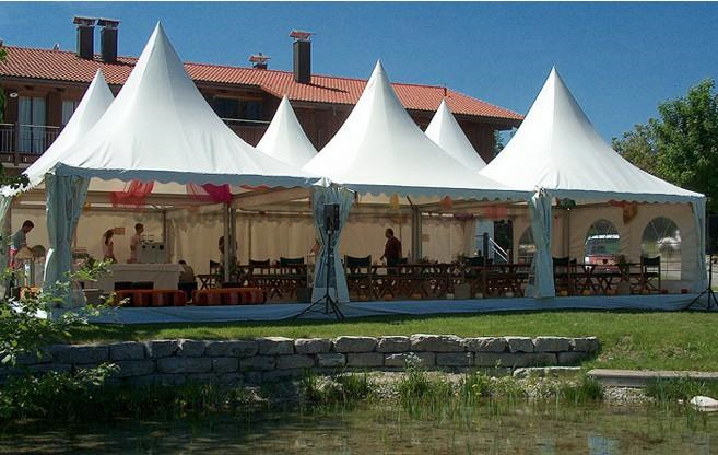 Tenda all'aperto utilizzata con il profilo di alluminio, quadrato bianco resistente del gazebo commerciale