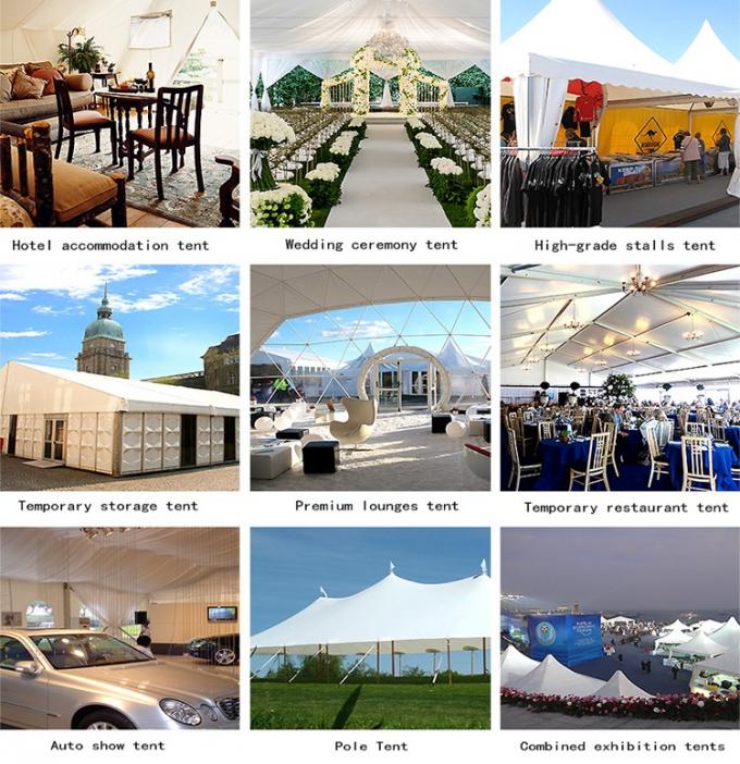 Hotel della tenda del campo del baldacchino della località di soggiorno di vacanza della località di soggiorno di lusso grande con rivestimento/pavimento