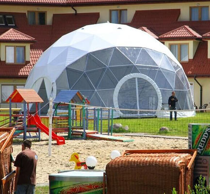 Porcellana Grande diametro galvanizzato geodetico trasparente della tenda 20m della cupola della struttura d'acciaio fornitore