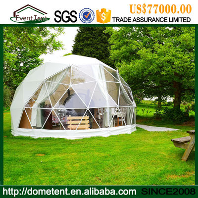 Porcellana Grande tenda all'aperto inossidabile, riparo della cupola geodetica della struttura del metallo della copertura di PVC fornitore