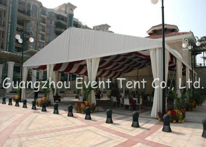 Gazebo resistente del giardino della tenda di lusso smontabile della festa nuziale con la lega di alluminio