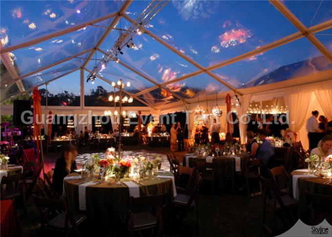 La tenda della portata della radura di nozze di modo facile monta con l'iso della copertura trasparente