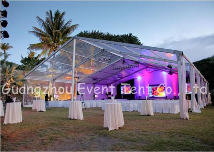 Decorazione di lusso moderna della chiara tenda prefabbricata della portata per il festival/cena del buffet