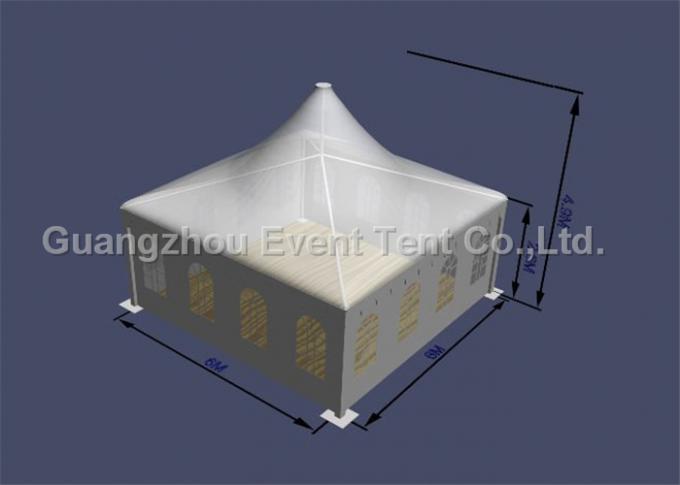 tenda del partito della pagoda del padiglione di 2016 modi per l'evento di nozze con il rivestimento della decorazione