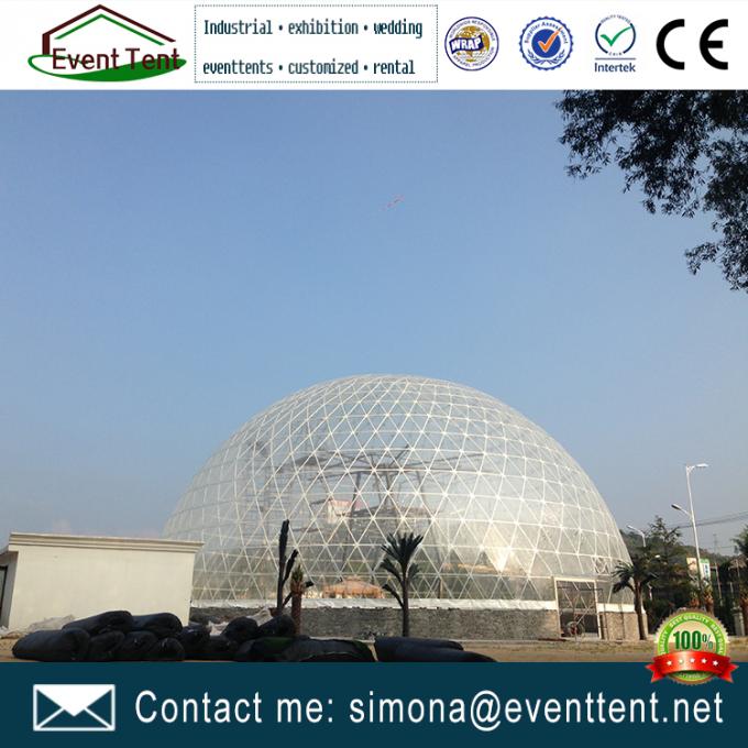 Tenda trasparente della cupola dei grandi del partito diametri di lusso della tenda 40 per gli eventi di 500+ persone