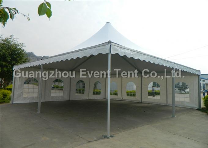 tenda all'aperto della pagoda di mostra 6x6m del PVC con la vendita delle finestre del PVC