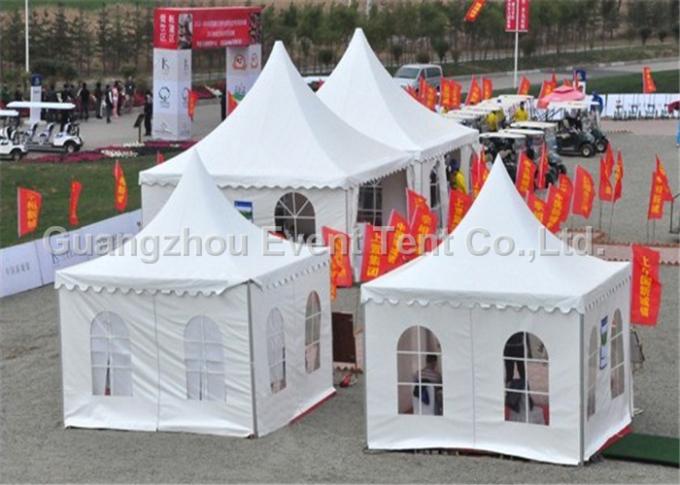Tenda impermeabile del partito della pagoda del baldacchino della copertura con la finestra trasparente del PVC per nozze di lusso