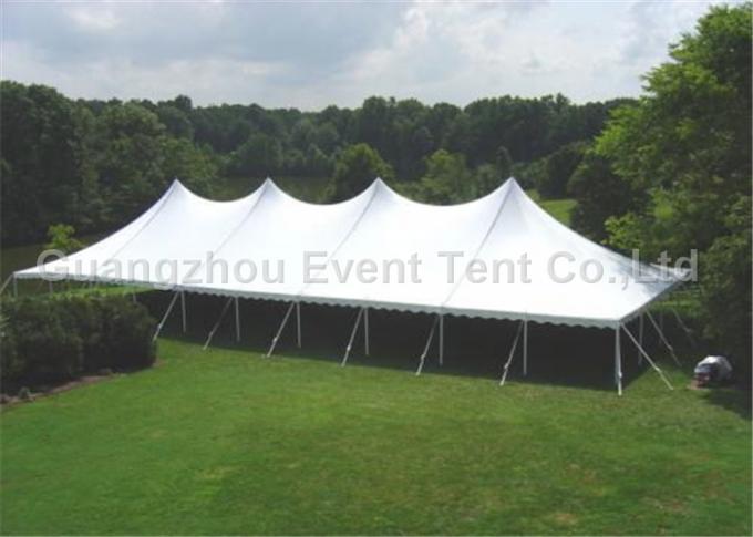 Tende resistenti regolabili bianche, tenda di Palo dell'alto picco per il grande partito di evento, hotel