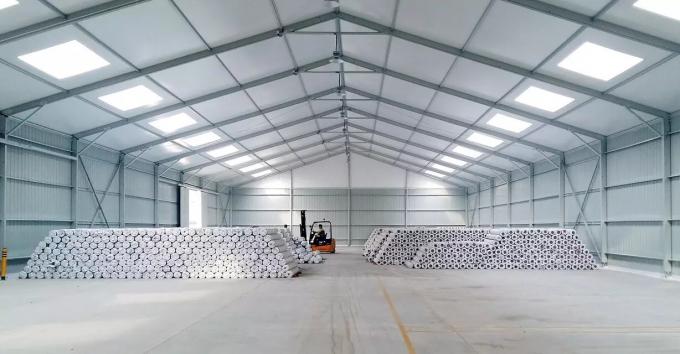 Tenda all'aperto 100kh/m di stoccaggio della struttura di alluminio impermeabile di resistenza della fiamma (