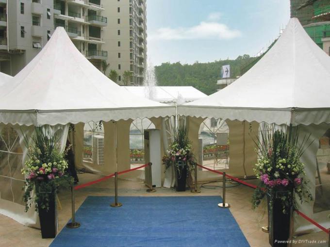 Tenda di alluminio di lusso Yurt del partito della pagoda per gli eventi 84mmx48mmx3mm