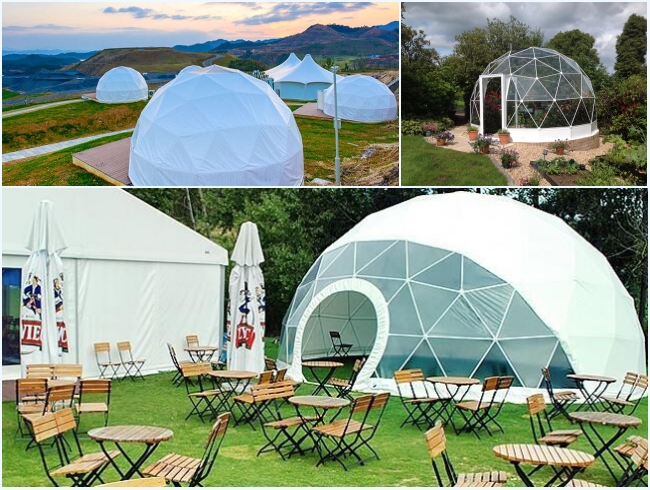 Grande tenda su misura geodetica all'aperto della cupola per gli eventi/mostra
