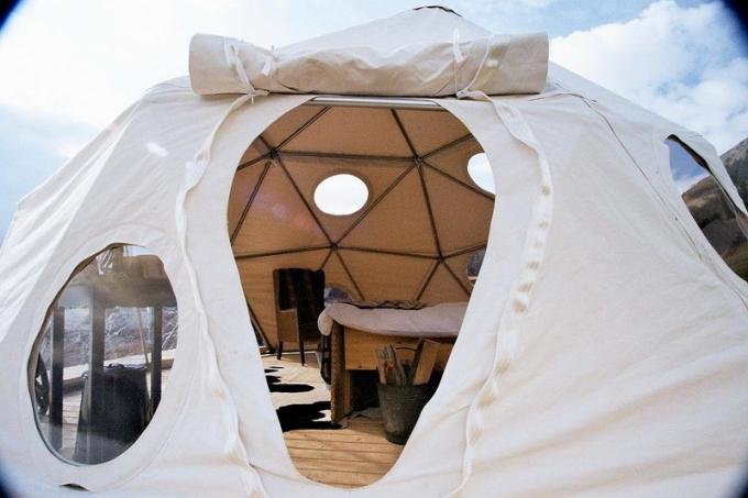 Iso di lusso/SGS delle tende della cupola geodetica della tenda di campeggio mostra/di evento all'aperto