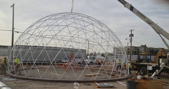 Tenda geodetica 200 Kg/Sqm della cupola del partito della sfera modulare di Ratardant del fuoco