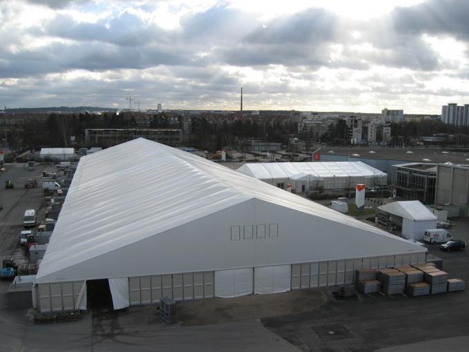 tenda all'aperto del magazzino della struttura di alluminio 30x50 con la copertura a prova di fuoco del tetto