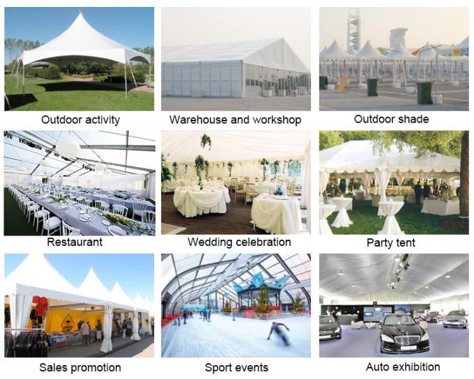 Bene durevole della tenda del partito di nozze di 50m x di 20 grande della tenda romantica della tenda foranea per affitto
