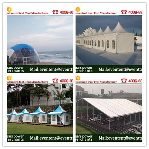 20 metri del diametro della cupola geodetica del riparo di materiale del PVC per gli eventi 15 anni di garanzia