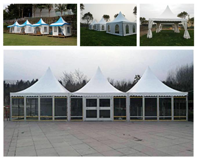 Tende a forma di cono della tenda foranea della pagoda dell'alto picco, tende all'aperto 5m * 5m di nozze