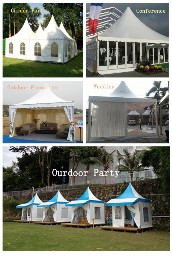Tenda foranea di nozze del produttore della tenda di Canton, tende dell'hotel della pagoda di evento