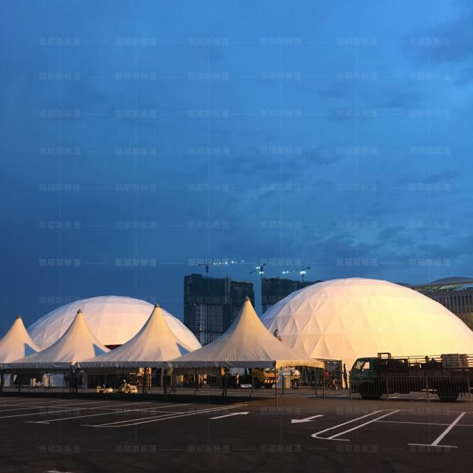 Grande tenda geodetica commerciale della cupola per i partiti diametro di 60m - di 4m