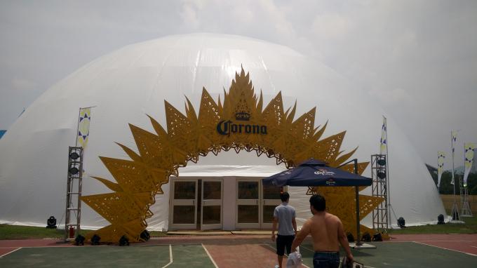 Grande tenda all'aperto 30M unica della cupola geodetica con la forte struttura