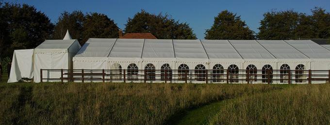 tenda professionale impermeabile della tenda foranea di 100% grande con la parete di vetro 40x80m