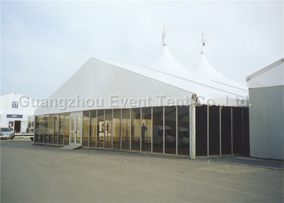 Porcellana Progettazione bianca di auto pulizia della tenda foranea del partito, struttura resistente del gazebo per l'hotel fornitore