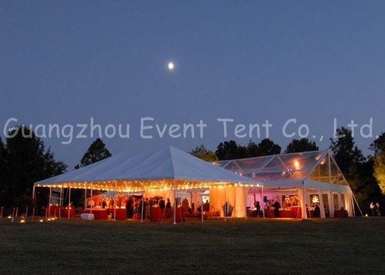 Porcellana Decorazione di lusso moderna della chiara tenda prefabbricata della portata per il festival/cena del buffet fornitore