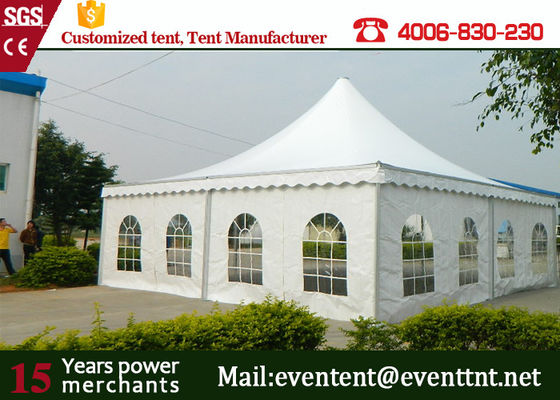 Porcellana tende di alluminio di lusso della pagoda della struttura di nozze 10 x 10m per nozze e gli eventi fornitore