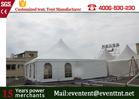 Porcellana tenda all'aperto permanente del partito della pagoda della tenda di 6m x di 6 con la copertura ratardant del fuoco fornitore