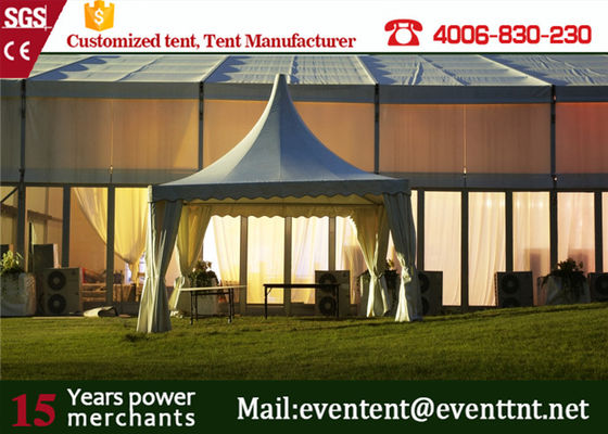 Porcellana Pelle resistente del PVC delle tende della pagoda di matrimonio della tenda della festa nuziale con la struttura di alluminio fornitore