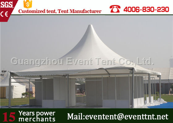 Porcellana La grande tenda all'aperto della pagoda dell'installazione rapida con il PVC ha ricoperto la coperta di tela del poliestere fornitore