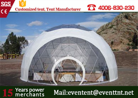 Porcellana Tenda bianca per la famiglia che si accampa, più grande tenda del tetto del PVC migliore di campeggio con la chiara cima del tetto fornitore