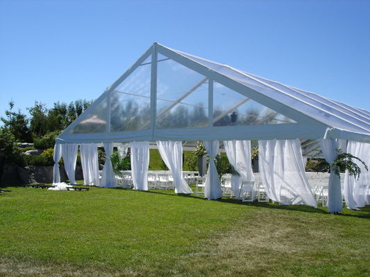Porcellana Tenda inossidabile trasparente della decorazione di nozze di lunga vita con 500 Seater fornitore