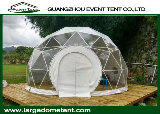 Porcellana Serra trasparente della tenda della cupola geodetica di 6m con il PVC Windows fornitore