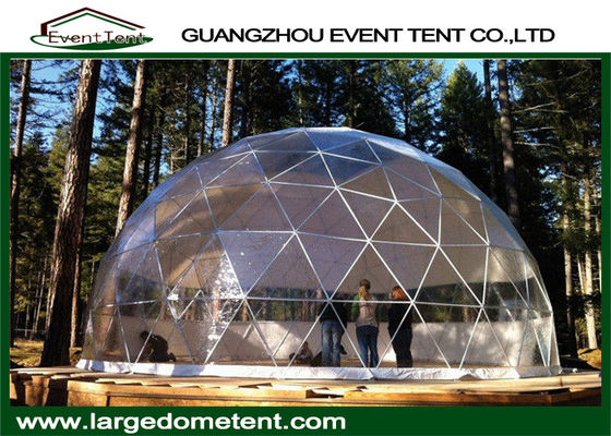 Porcellana Tenda all'aperto del partito di mostra del PVC della mezza sfera della tenda trasparente della cupola geodetica fornitore