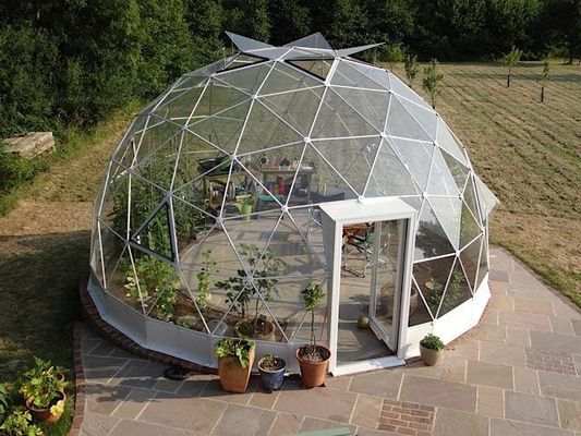Porcellana Tenda di vetro all'aperto della cupola geodetica di Glaming della mezza sfera con la struttura dell'iglù fornitore
