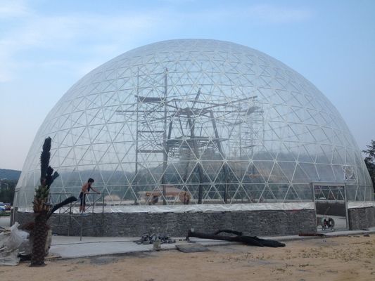 Porcellana 4 - Grande tenda geodetica trasparente della cupola di evento dei 60 tester ignifuga fornitore