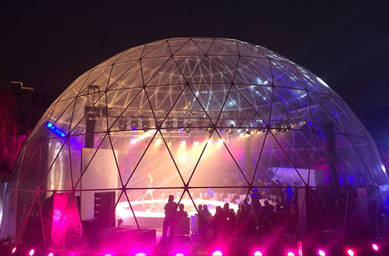 Porcellana Tenda d'acciaio galvanizzata della cupola dello schermo di proiezione della metropolitana 360 grande, 100 piedi di diametro fornitore