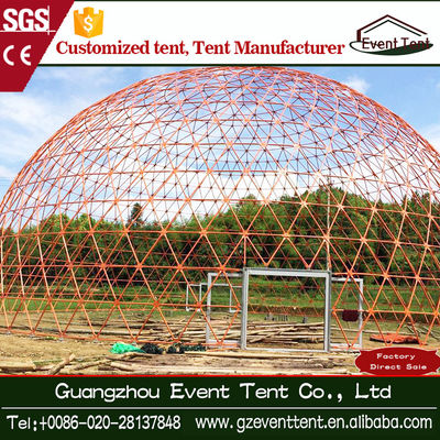 Porcellana Diametro grande tenda variopinta della cupola geodetica del circo da 25 m. per la festa nuziale fornitore