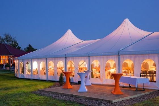 Porcellana Tenda impermeabile dell'alto picco, tenda all'aperto di nozze della decorazione di matrimonio fornitore