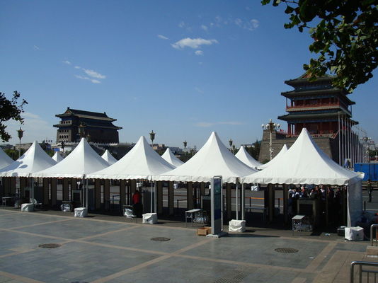 Porcellana Tenda di campeggio della tela della tenda del partito della pagoda del gazebo 8x8 con la finestra francese fornitore