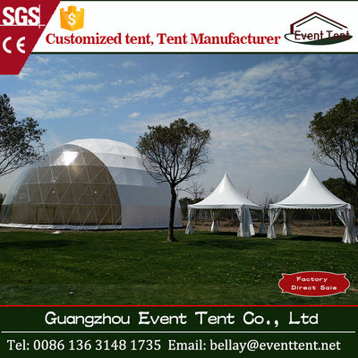 Porcellana tenda bianca della tenda foranea di nozze del diametro di 30m la grande con la immersione calda galvanizza il tubo d'acciaio fornitore