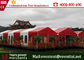 Tenda professionale del partito della grande cima, tenda all'aperto su misura con il tetto rosso fornitore