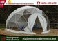Diametri di lusso 6 - della cupola geodetica 6m della tenda di campeggio persona 8 con le chiare pareti fornitore