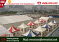 La tenda durevole del partito della pagoda del padiglione della tenda foranea del giardino con il logo ha stampato per l'evento di mostra fornitore