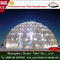 Tenda trasparente della cupola geodetica del PVC della struttura d'acciaio, diametro 6m-12m fornitore